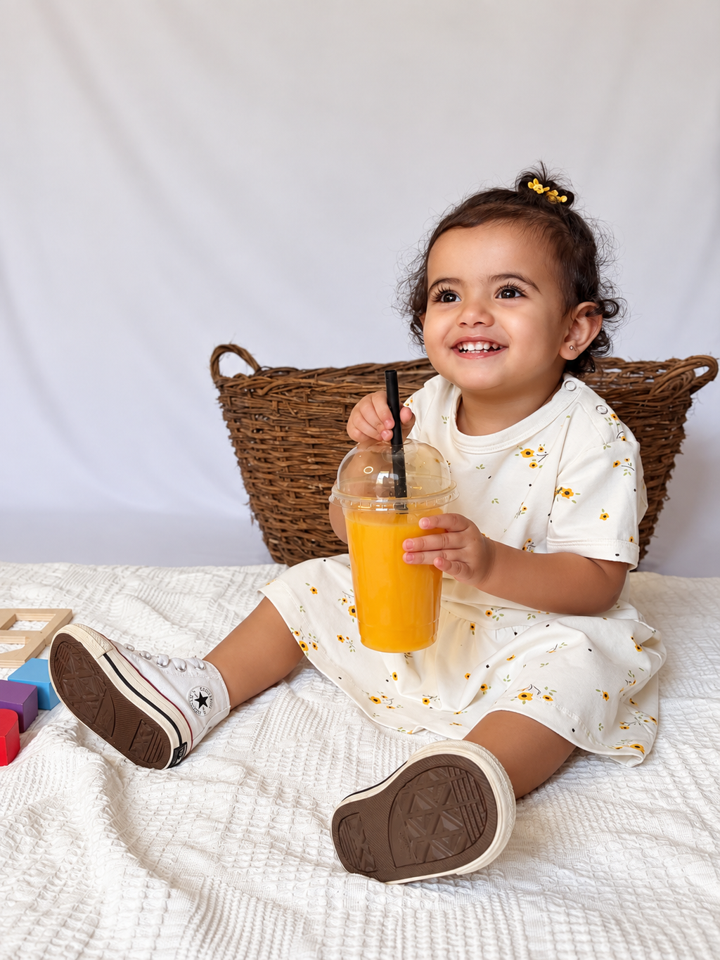 Baby Dress - Smooth - Sunflower