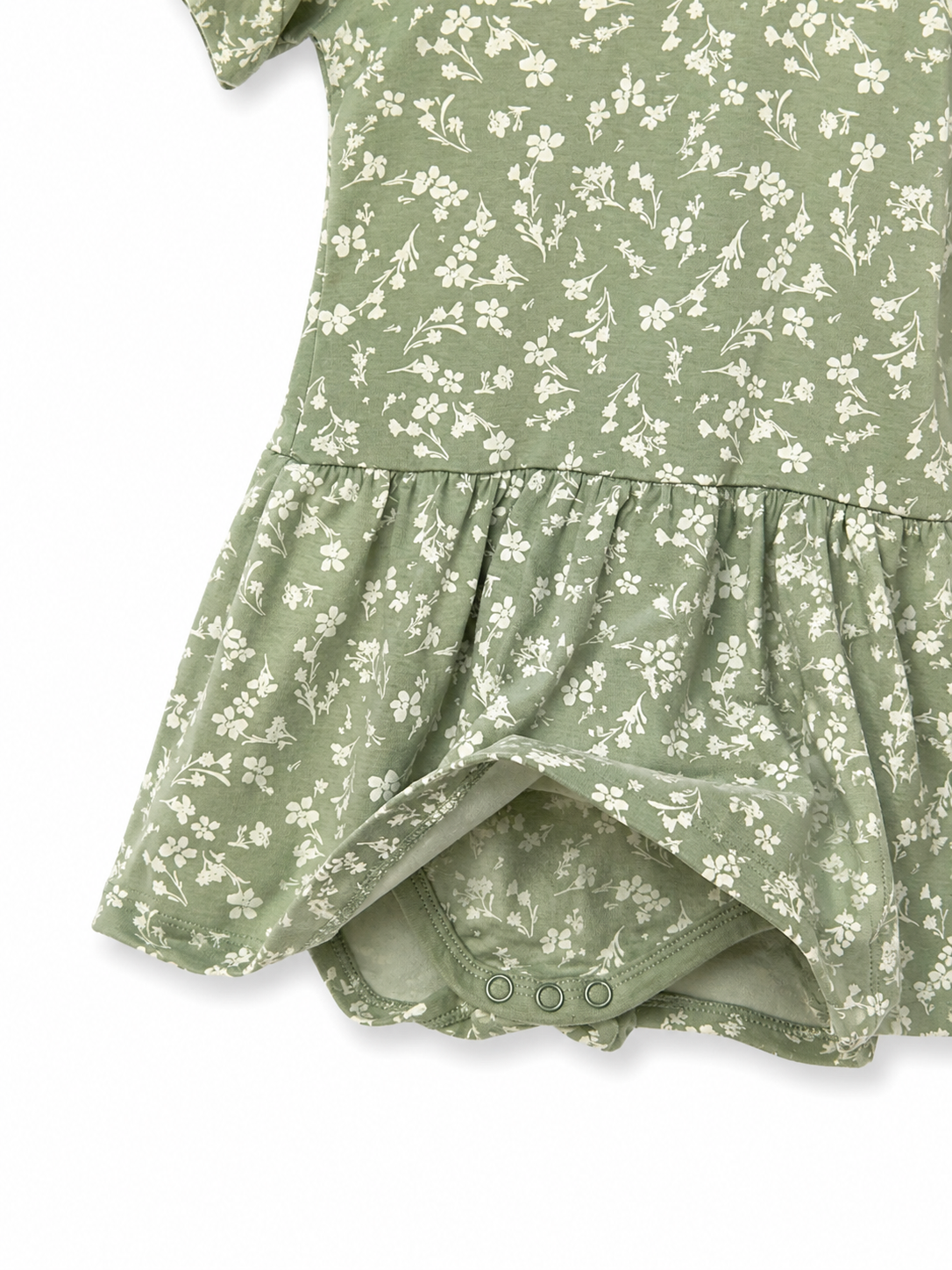 Baby Dress - Smooth - Sage Floral