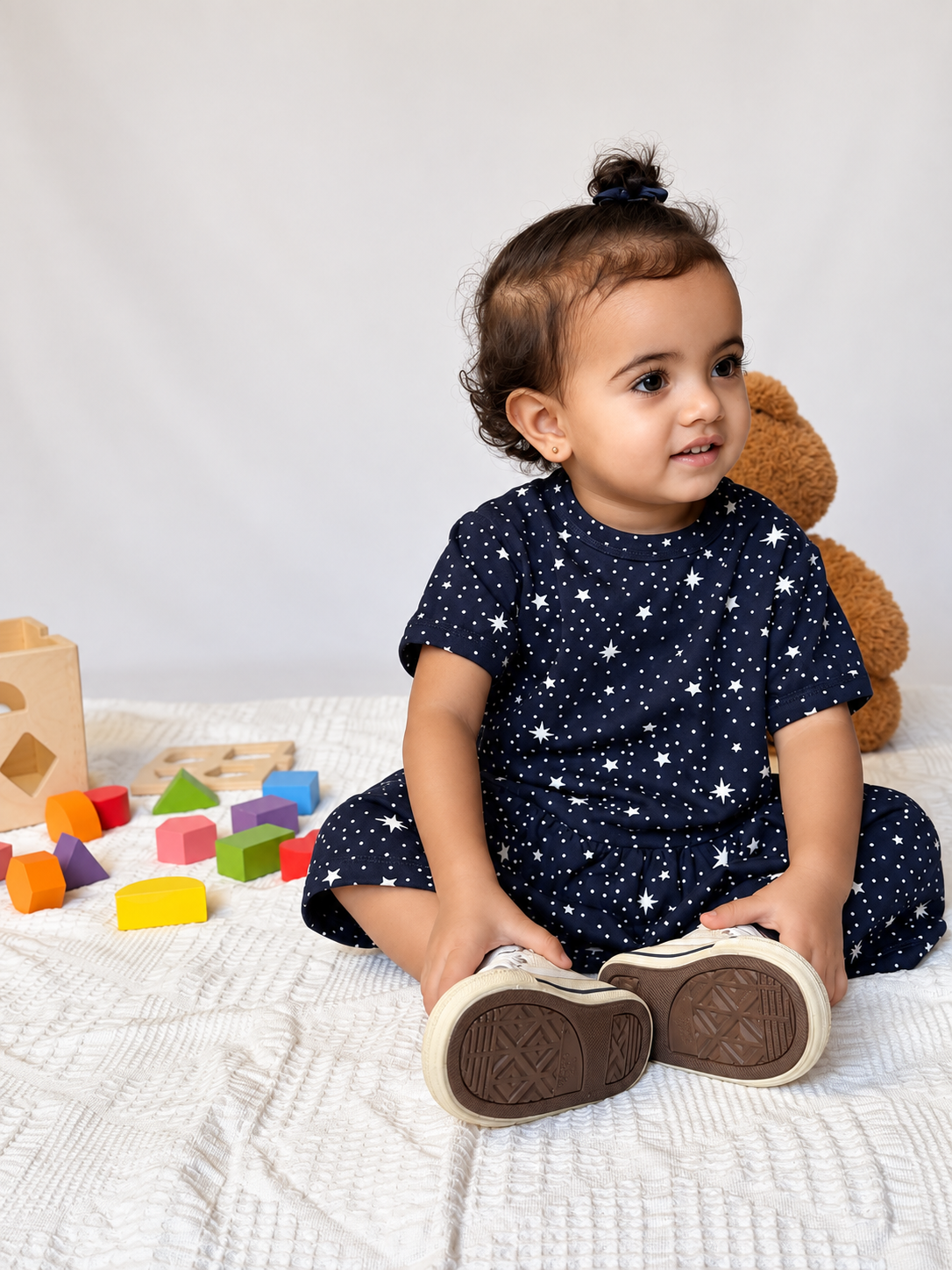 Baby Dress - Smooth - Stars