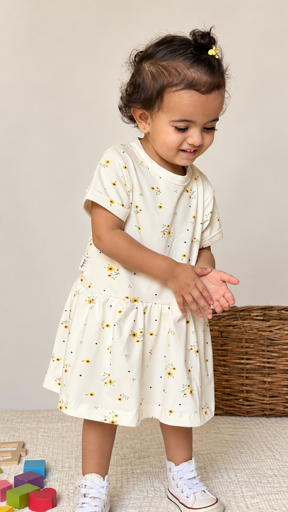 Baby Dress - Smooth - Sunflower