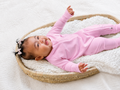 Baby Onesie - Smooth Double Zip - Pink