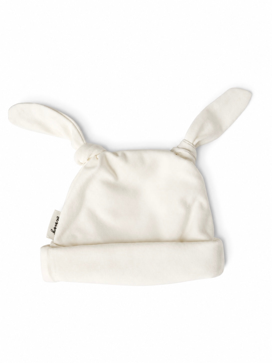 Baby Bear Beanie - Smooth - White