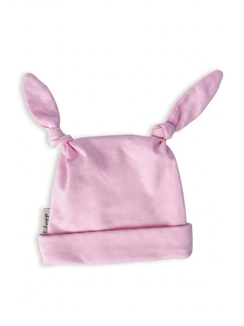 Baby Bear Beanie - Smooth - Pink
